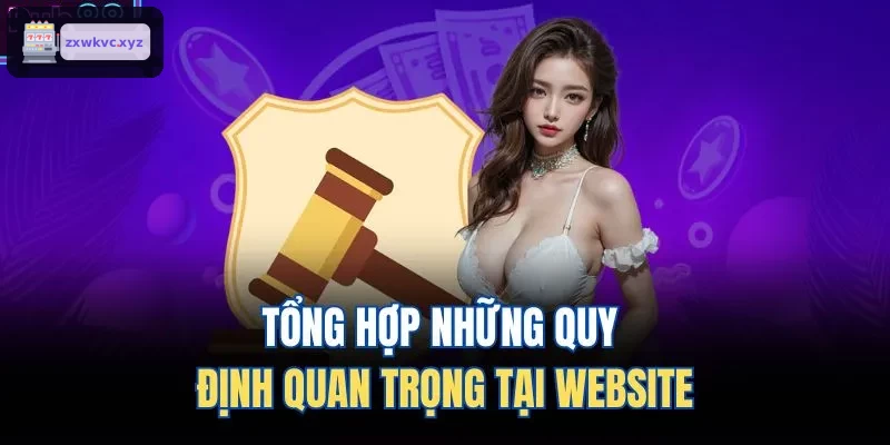 Những quy định pháp lý tại website